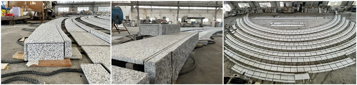 WHITE GREY GRANITE STEPS WHITE GREY GRANITE STEPS