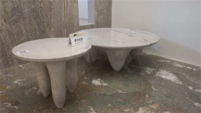 Τραπεζάκι σαλονιού από φυσική πέτρα
