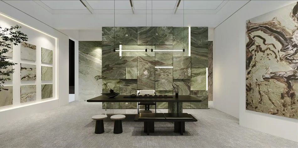 Green Jade Flowing Clouds Marble Green Jade Flowing Clouds Marble