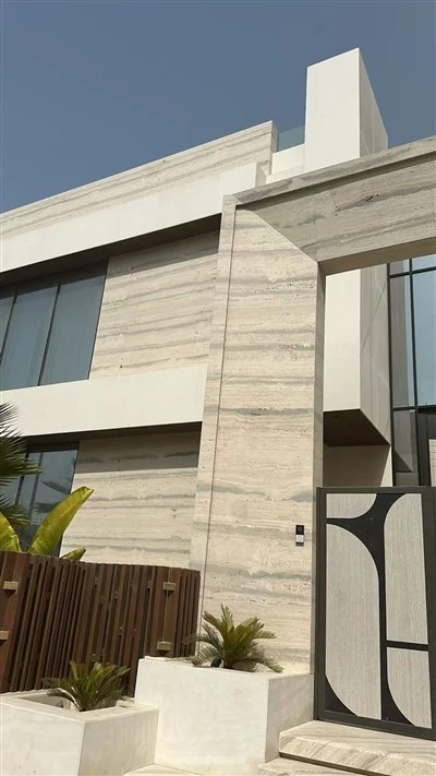 Πέτρινη επένδυση τοίχων για εξωτερικές προσόψεις
